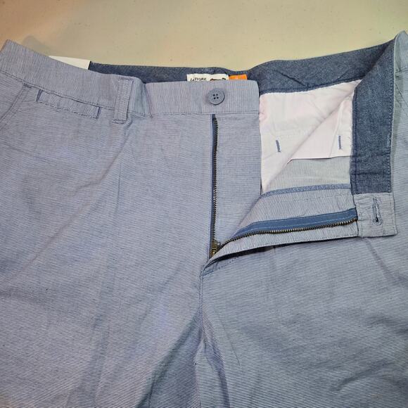 NWT Le Tigre Navy‎ Blue Striped Tri-Flex Shorts Men's Size 38 - Picture 2 of 6